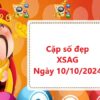 Cặp số đẹo KQXSAG 10/10/2024